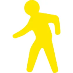 Figure de marche - Marquage au sol Heskins PermaRoute