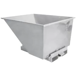 Benne auto-basculante en inox 304