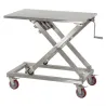 Table élévatrice manuelle inox 300 kg