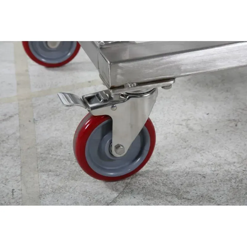 Table élévatrice manuelle inox 300 kg