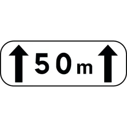 Panonceau d'étendue M2