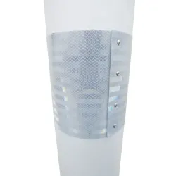 Balisette J1 avec collier blanc rétroréfléchissant