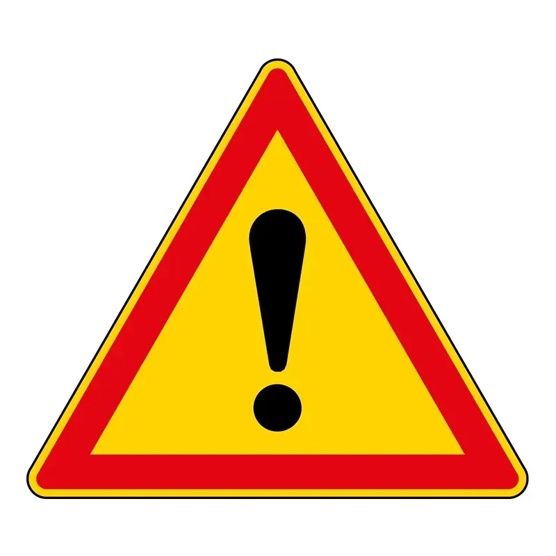 Panneau autres dangers AK14 pour chantier