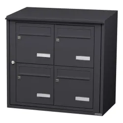 Bloc boite aux lettres extérieur - Leabox acier