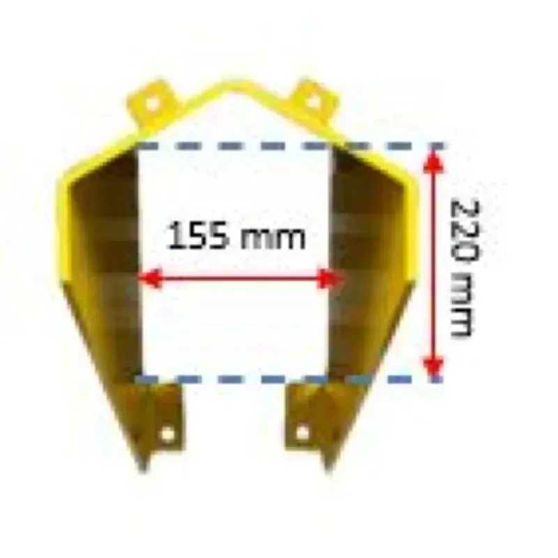 Sabot de protection pour échelle de rayonnage 5 mm