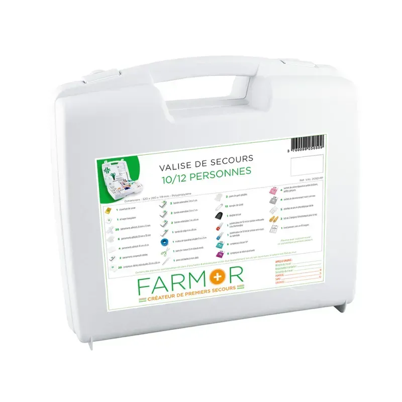 Coffret de secours 10 à 12 personnes