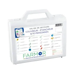 Valise de secours couvreur &amp; étancheur 8 à 10 personnes