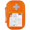 Trousse de secours plombier 1 à 3 personnes en EVA orange fluo