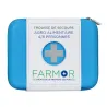 Trousse de secours agro alimentaire 4 à 8 personnes en PU bleu fluo