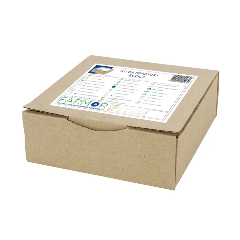 Kit pour armoire à pharmacie école &amp; centre aéré