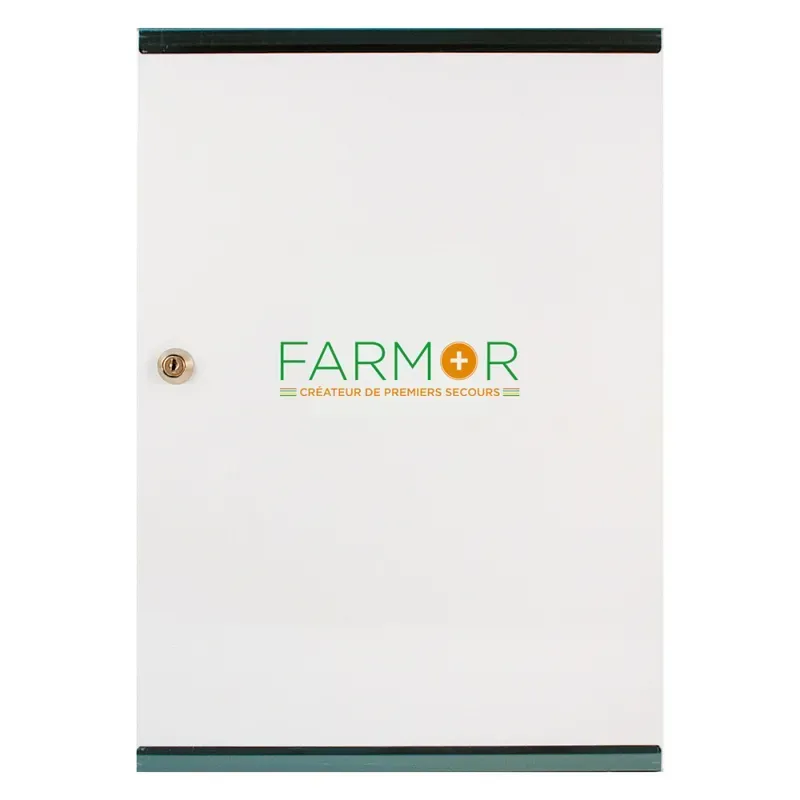 Armoire à pharmacie moyen modèle en tôle vide