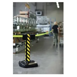 Poteau guidage 2 sangles rétractables 22 m - BELTRAC STORETRAC DOUBLE