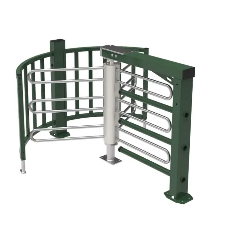 Tourniquet avec grille tiers de tour pour contrôle d'accès - H  1,1 m