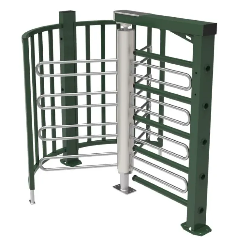 Tourniquet avec grille tiers de tour pour contrôle d'accès - H  1,6 m