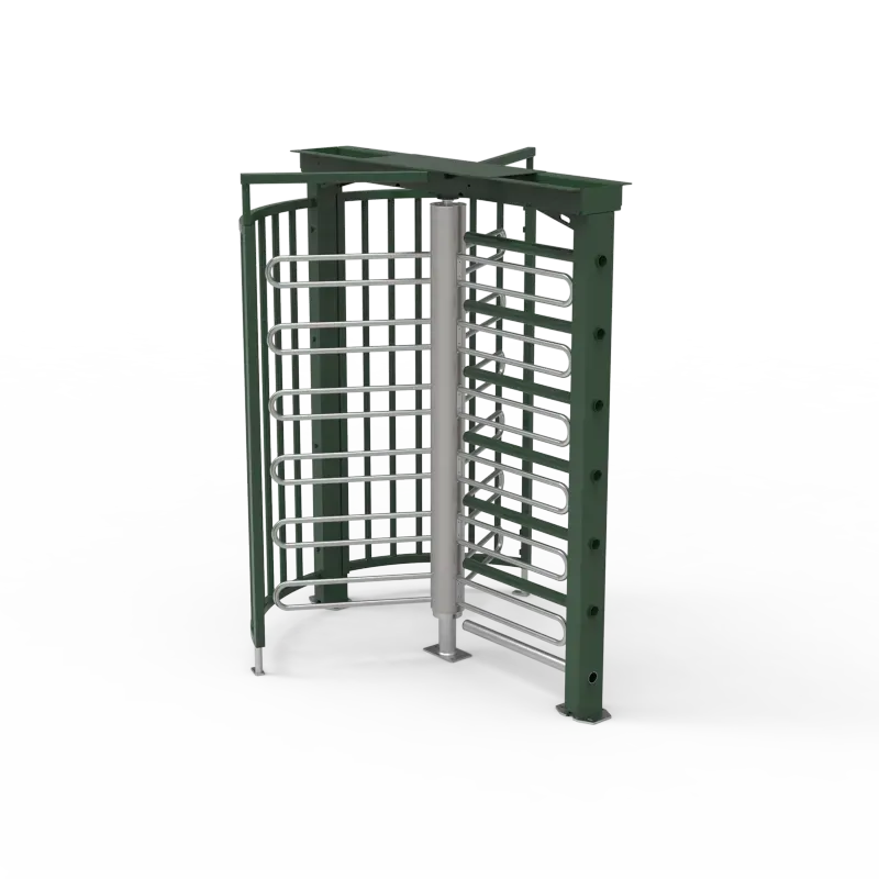 Tourniquet avec grille tiers de tour pour contrôle d'accès - H  2,1 m