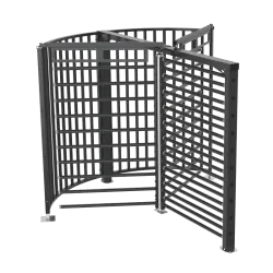 Tourniquet de sécurité PMR pour gestion de flux piétons
