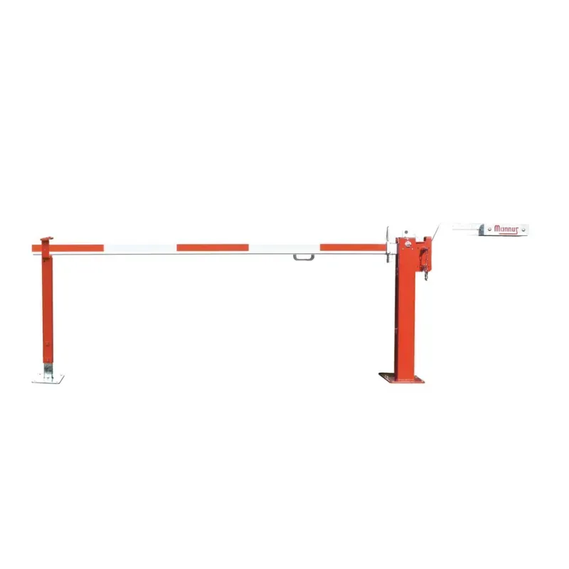 Barrière levante à contrepoids avec lisse rectangulaire WES41