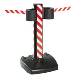 Poteau guidage 2 sangles rétractables 22 m - BELTRAC STORETRAC DOUBLE