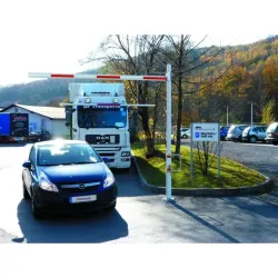 Portique de limitation de hauteur pivotant HBS54 - H.380 cm réglable