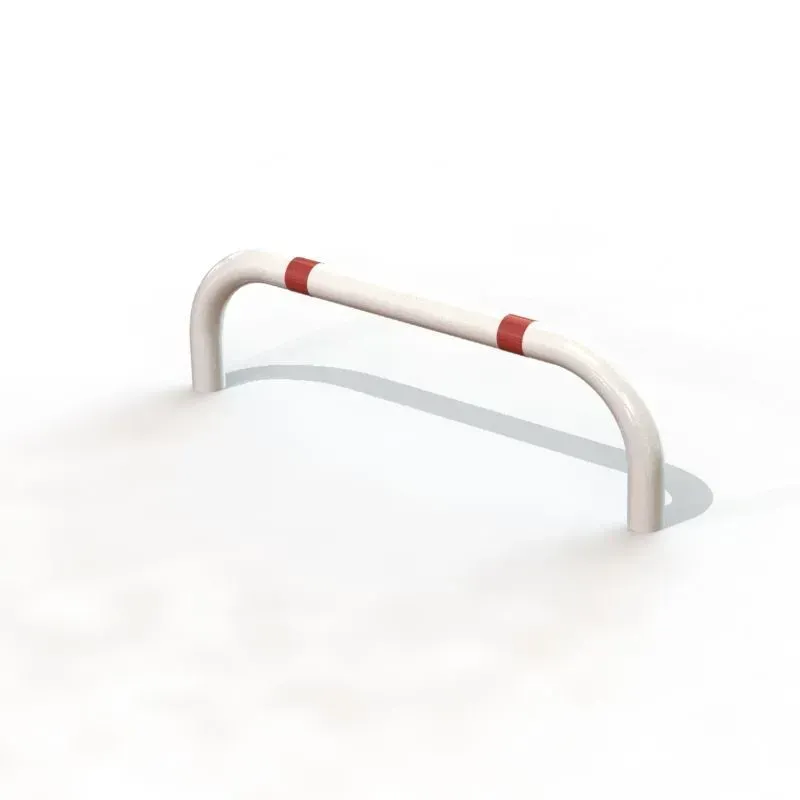 Arceau de sécurité de bordure blanc bande rouge