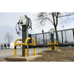 Arceau de protection pour borne électrique voiture