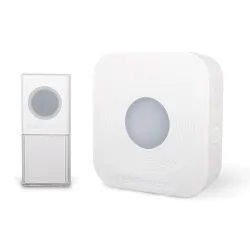 Sonnette handicapé sans fil + panneau PVC