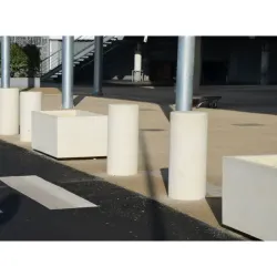 Borne anti bélier en béton D.40 cm - Cylindrique