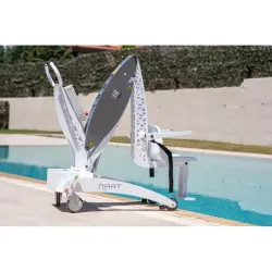 Siège ascenceur PMR de piscine mobile - MobiAccessPool