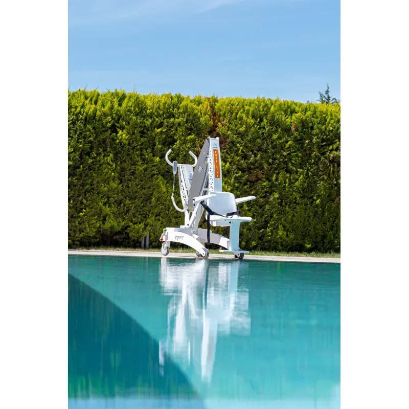Siège ascenceur PMR de piscine mobile - MobiAccessPool