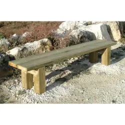 Banquette en bois Campagnard