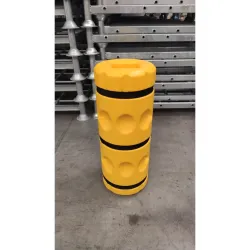 Protection en PVC double coque ronde pour poteau