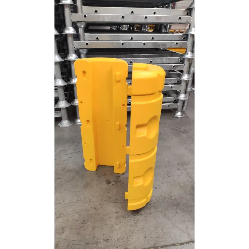 Protection en PVC double coque ronde pour poteau