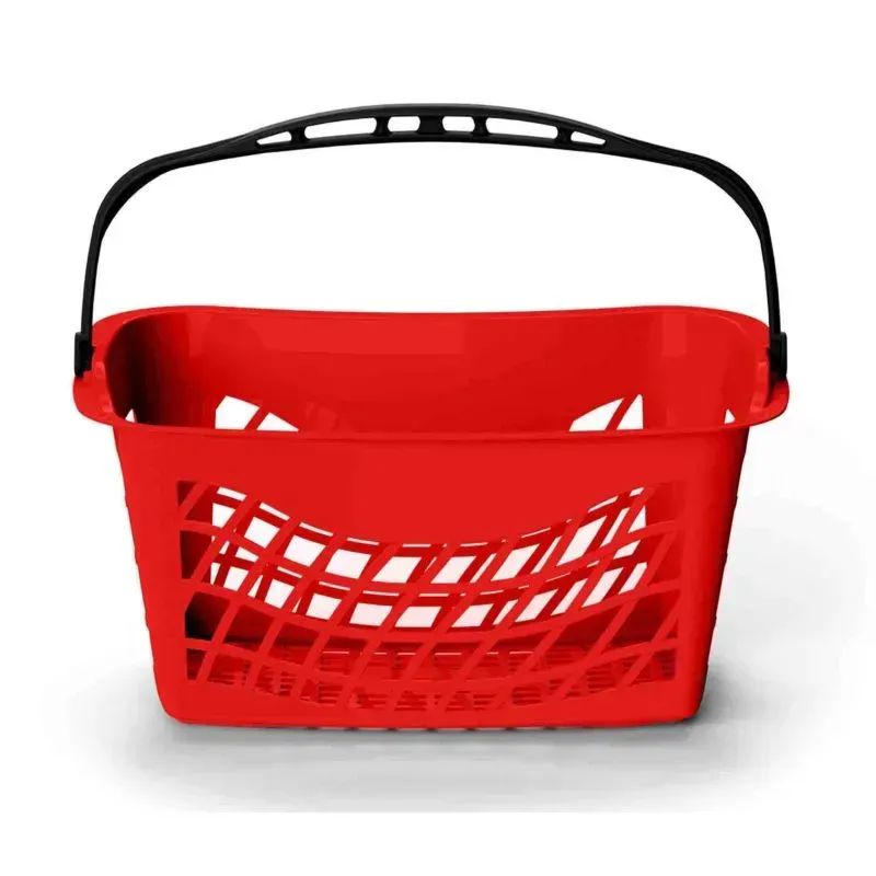 Panier course 26 litres en matériaux recycles 1 anse