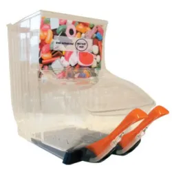 Bac de 15,5 L pour produits vrac avec porte freinee