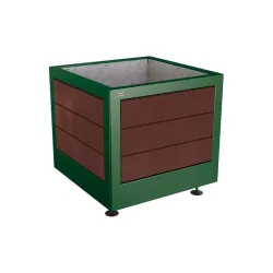 Bac à palmier Silaos acier et plastique recyclé