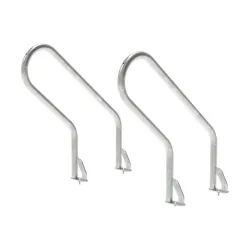 Lot de 2 arceaux antivol galva pour box à vélos Procity Berlin