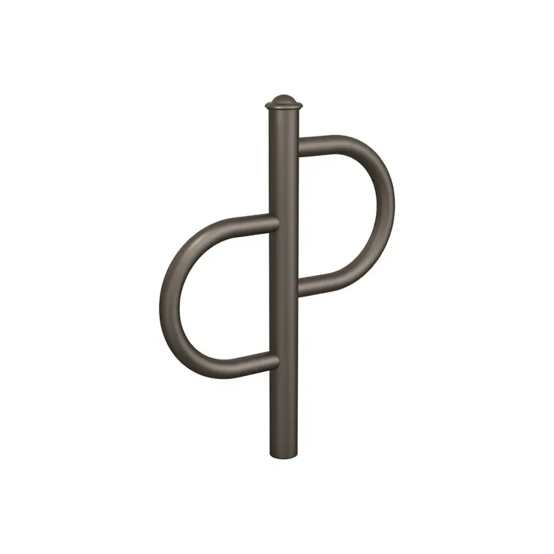 Appui vélos individuel en acier peint à sceller au sol