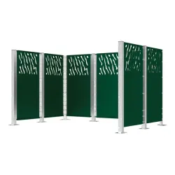 Cache conteneurs poubelles modulable