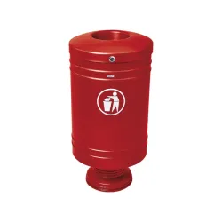 Corbeille Gascogne socle en fonte 60 litres