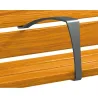 Accoudoir supplémentaire en acier pour banc Procity Silaos