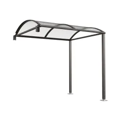 Abri extérieur en polycarbonate modulable modèle Procity Voûte