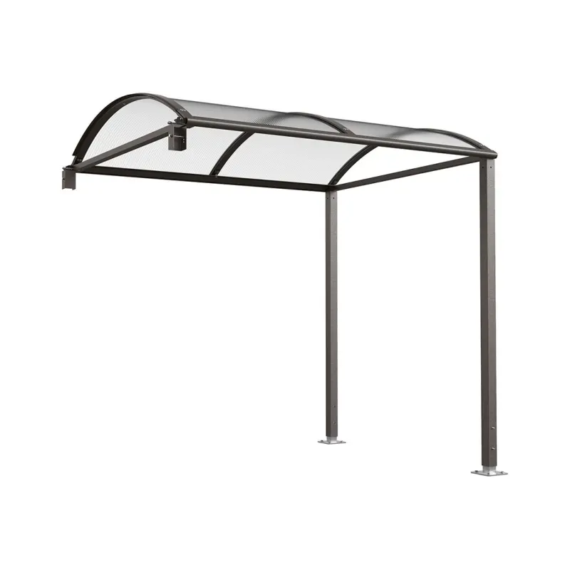 Abri extérieur en polycarbonate modulable modèle Procity Voûte