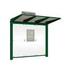 Abri de bus en porte-à-faux Venise