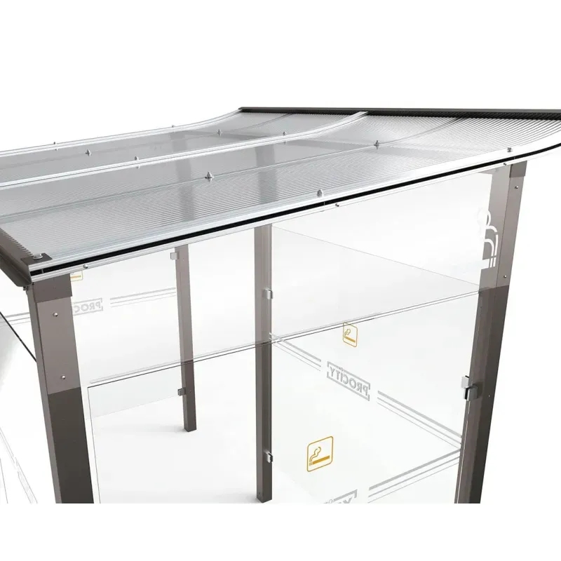 Lot de 2 bavettes coupe-vents pour abri bus