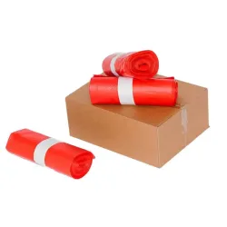 Lot de 50 sacs poubelle coloré 400 L 40MU sans lien de serrage