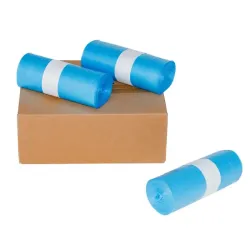 Sac poubelle 400L en PEMD 40MU perforé de couleur