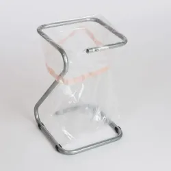 Lot de 300 sacs poubelle non perforés 60L 40MU avec lien de serrage