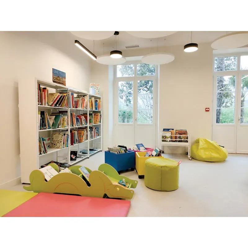 Bac à livres Serpent pour espaces de lecture pour enfants