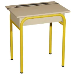 Bureau en bois avec casier intégré pour enfants