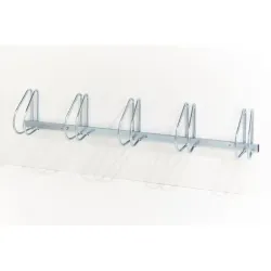 Ratelier 5 vélos mural - Angle 90°